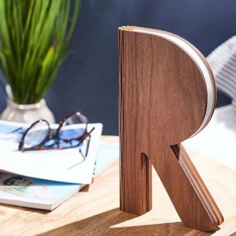R Space Lamp - Walnut